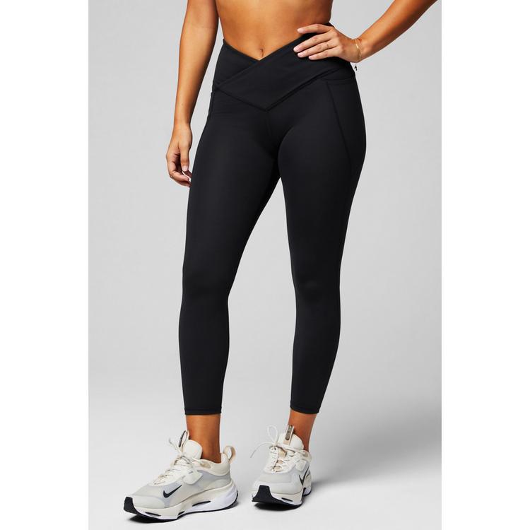 Fabletics Fabletics Oasis PureLuxe HW Crossover Leggings Leggings Damen - Black - 0 | SportScheck