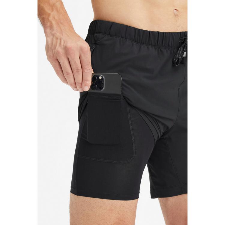 Fabletics Fabletics THE-ONE-SHORT-LINED Shorts Herren - Black - 3 | SportScheck