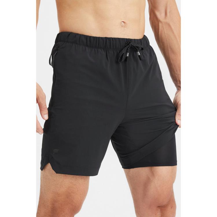 Fabletics Fabletics THE-ONE-SHORT-LINED Shorts Herren - Black - 5 | SportScheck