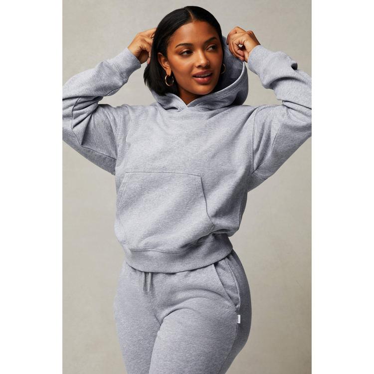 Fabletics Fabletics Year Round Terry Hoodie Hoodie Damen - CLASSIC GREY HEATHER - 0 | SportScheck