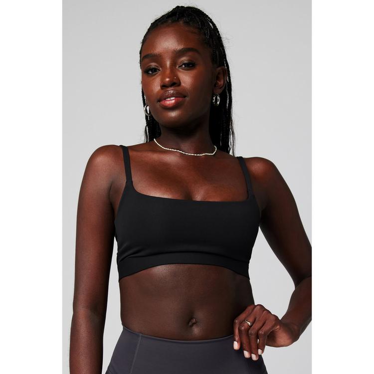 Fabletics Fabletics Essential Sport-BH mit leichtem Halt BH Damen - BLACK - 0 | SportScheck