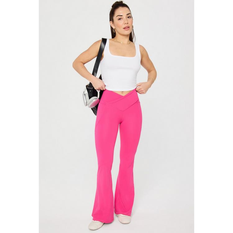 Fabletics Fabletics Daily Rib Kurzes Tanktop Tanktop Damen - CLASSIC WHITE - 2 | SportScheck