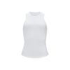 Fabletics High Neck Rib Tanktop Tanktop Damen - CLASSIC WHITE