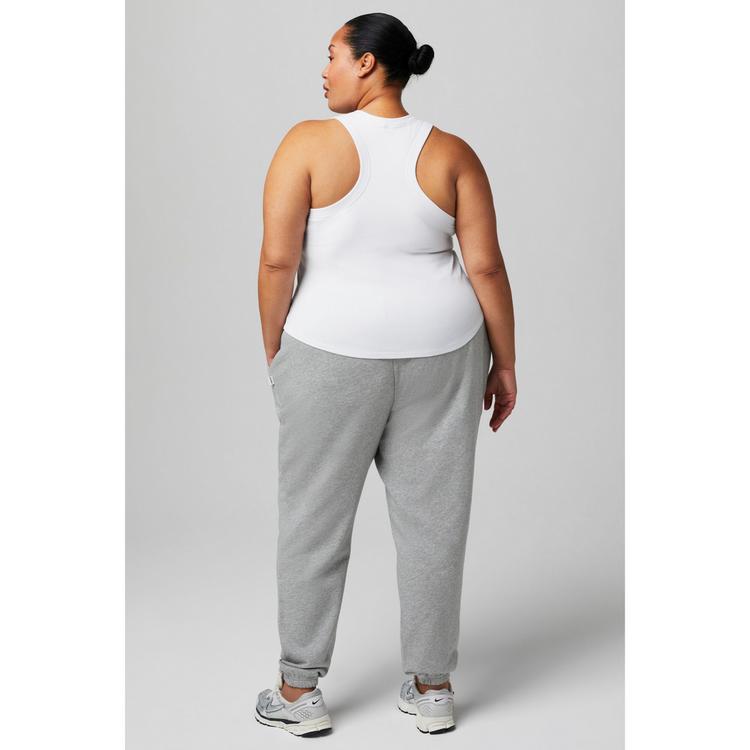 Fabletics Fabletics High Neck Rib Tanktop Tanktop Damen - CLASSIC WHITE - 1 | SportScheck