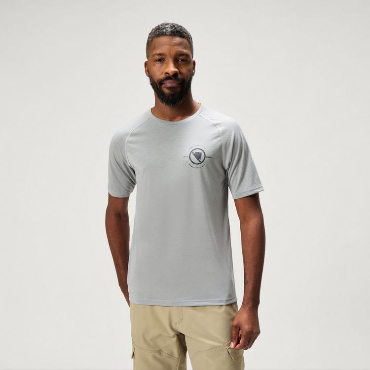 Endura Endura Technical T-Shirt aus DriRelease-Gewebe Printshirt Herren - Dreich Grey - 0 | SportScheck
