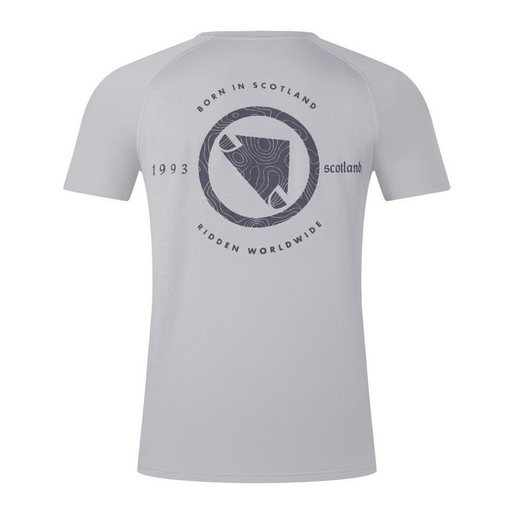 Endura Endura Technical T-Shirt aus DriRelease-Gewebe Printshirt Herren - Dreich Grey - 0 | SportScheck