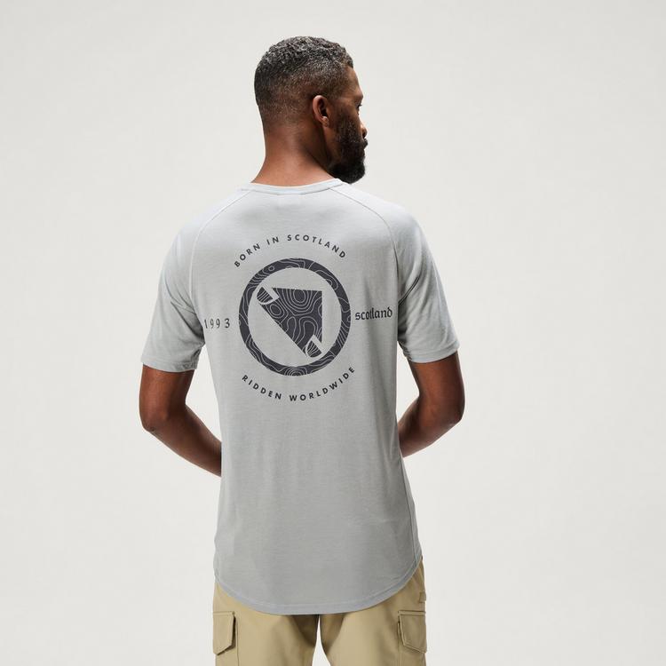 Endura Endura Technical T-Shirt aus DriRelease-Gewebe Printshirt Herren - Dreich Grey - 1 | SportScheck