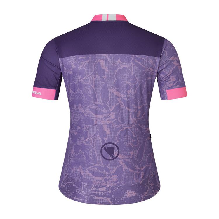 Endura Endura FLORAL BLOCK Women's Jersey Funktionsshirt Damen - Bramble - 0 | SportScheck