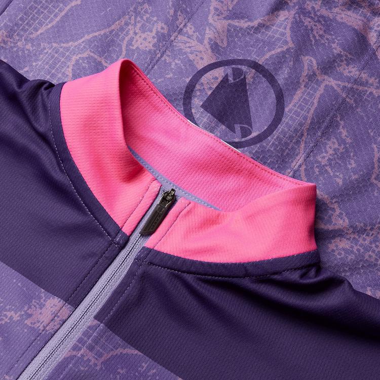 Endura Endura FLORAL BLOCK Women's Jersey Funktionsshirt Damen - Bramble - 0 | SportScheck