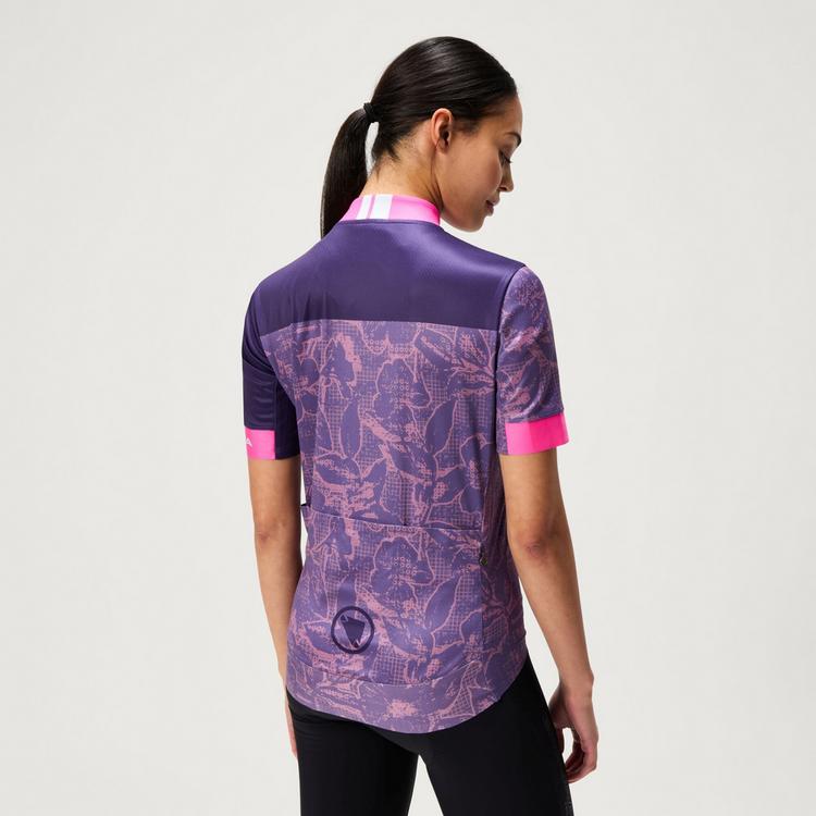Endura Endura FLORAL BLOCK Women's Jersey Funktionsshirt Damen - Bramble - 1 | SportScheck