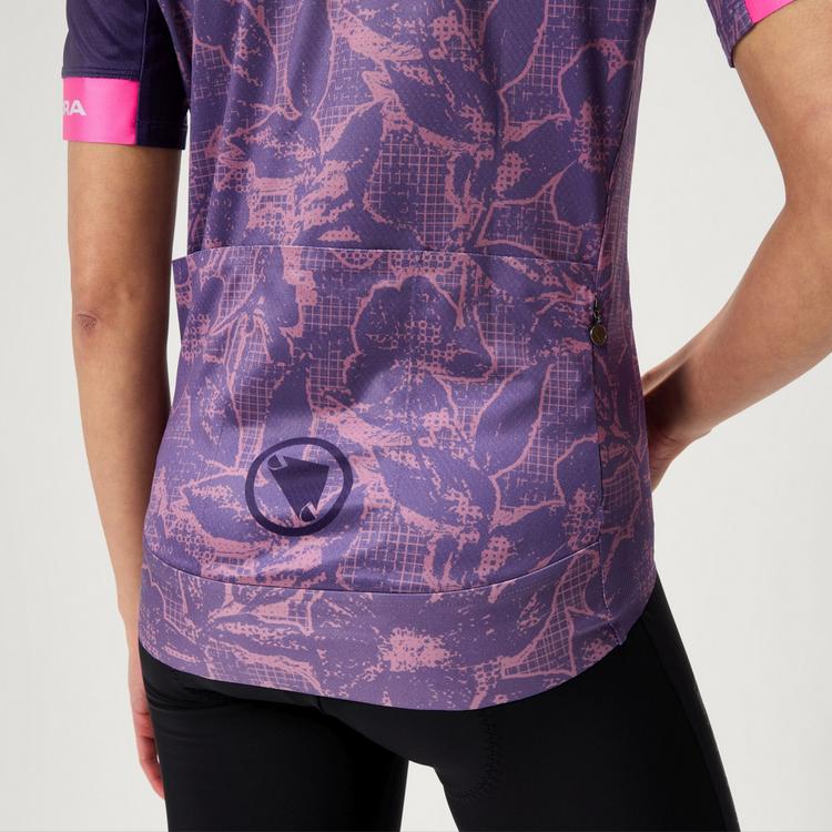 Endura Endura FLORAL BLOCK Women's Jersey Funktionsshirt Damen - Bramble - 2 | SportScheck