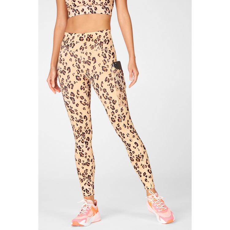 Fabletics Fabletics ON-THE-GO LEGGING Leggings Damen - DESERT LEOPARD - 0 | SportScheck