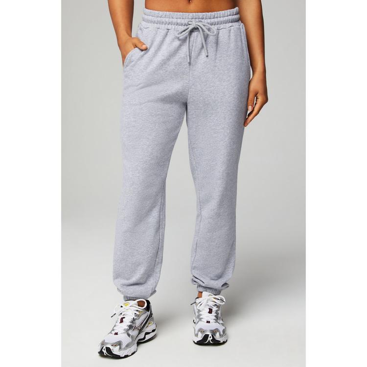 Fabletics Fabletics THE YEAR ROUND TERRY JOGGER Trainingshose Damen - CLASSIC GREY HEATHER - 0 | SportScheck