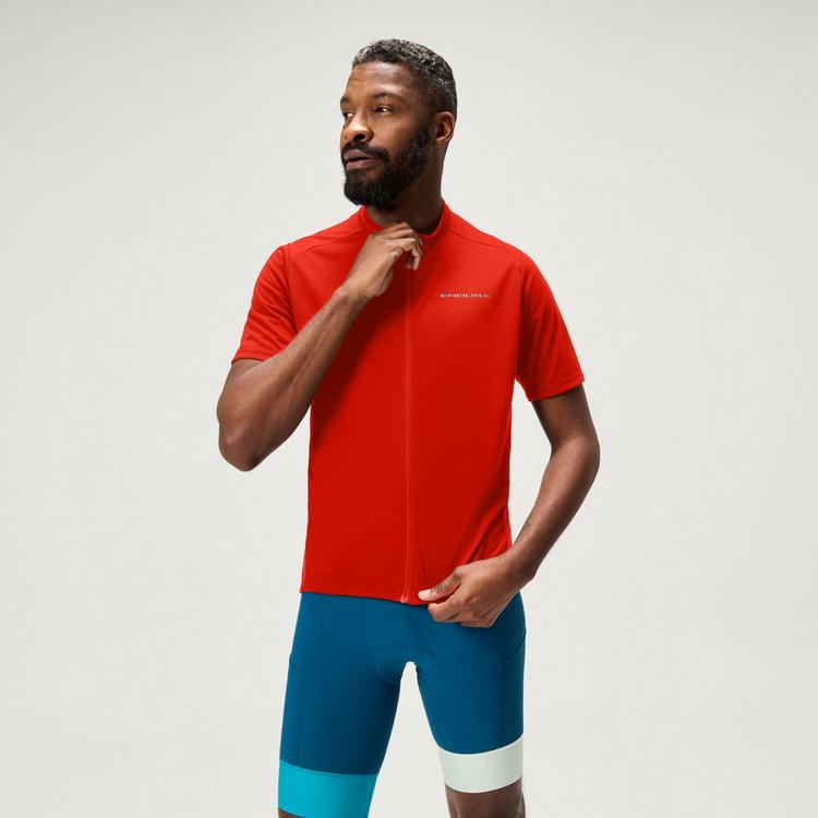 Endura Endura Road Cycling Jersey Funktionsshirt Herren - Flame Red - 0 | SportScheck