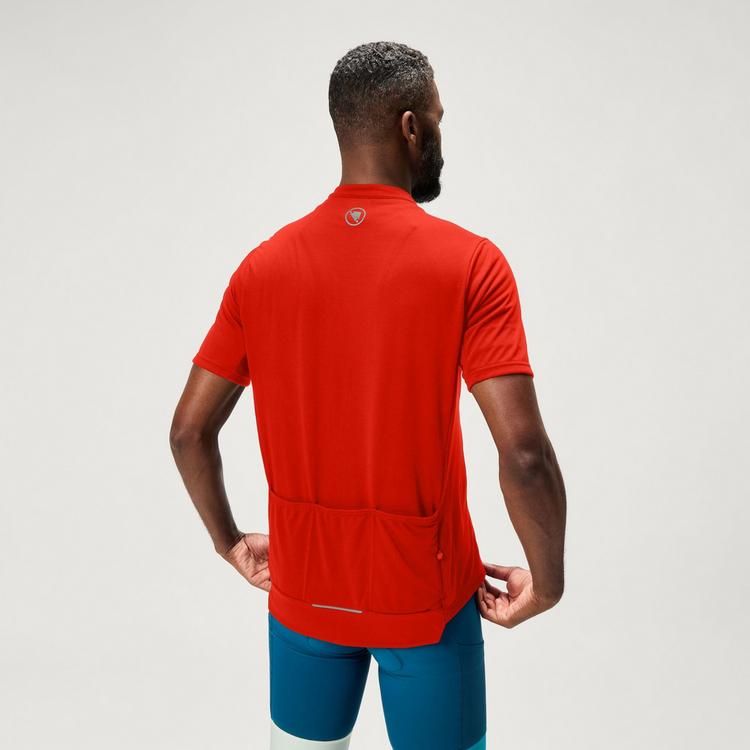 Endura Endura Road Cycling Jersey Funktionsshirt Herren - Flame Red - 1 | SportScheck