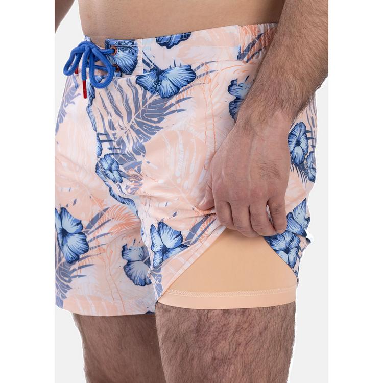 frozen cape frozen cape Badeshorts RIBEIRA Badehose Herren - Light Peach - 3 | SportScheck