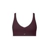 Fabletics PURELUXE LONGLINE LOW IMPACT BRA BH Damen - OXBLOOD