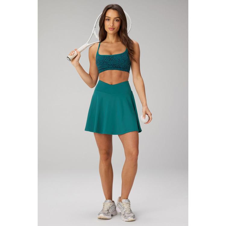 Fabletics Fabletics SLEEK SEAMLESS STRAPPY LOW IMPACT BRA BH Damen - GREEN ABYSS MIXED LEOPARD - 2 | SportScheck
