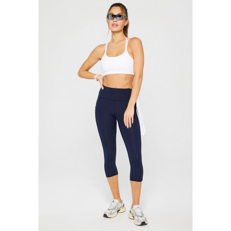 Fabletics Fabletics OASIS HIGH-WAISTED CAPRI Leggings Damen - DEEP NAVY - 3 | SportScheck