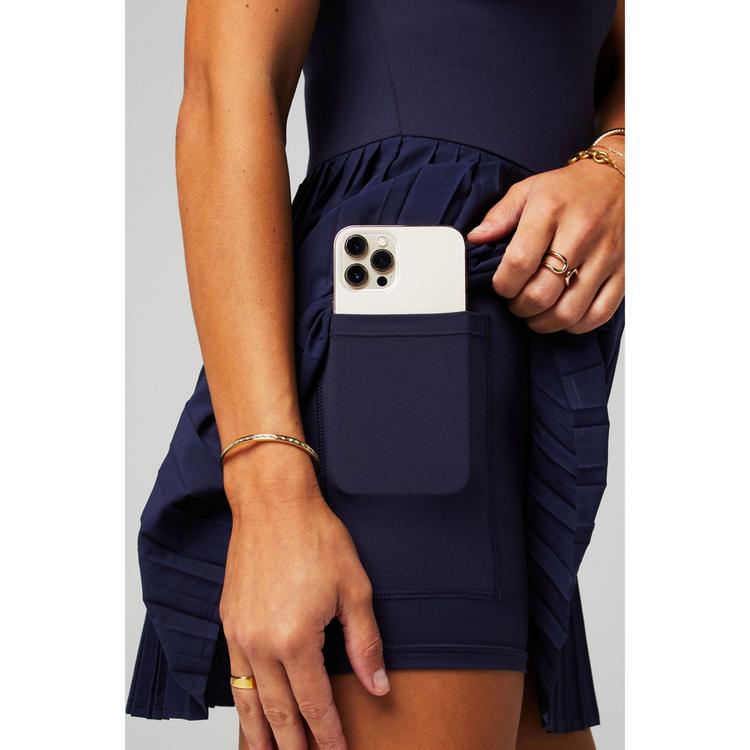 Fabletics Fabletics HOT SHOT PLEATED CLASSIC MINI DRESS Tenniskleid Damen - DEEP NAVY - 3 | SportScheck