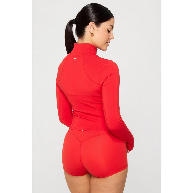 Fabletics Fabletics PERFECT STORM CROPPED TRAIN JACKET Outdoorjacke Damen - HEATED RED - 2 | SportScheck
