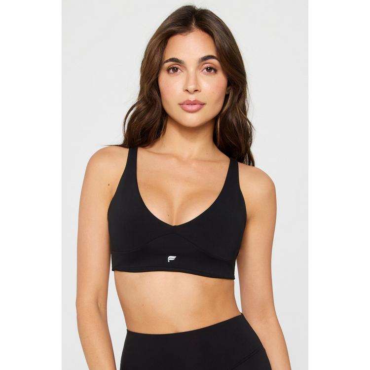 Fabletics Fabletics PURELUXE LONGLINE LOW IMPACT BRA BH Damen - BLACK - 0 | SportScheck