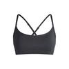 Fabletics SLEEK SEAMLESS STRAPPY LOW IMPACT BRA BH Damen - BLACK