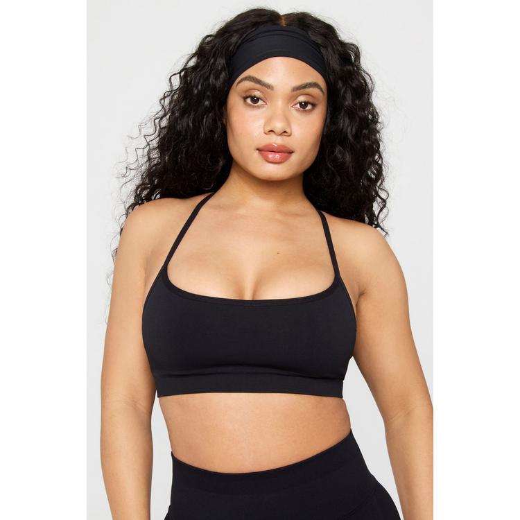 Fabletics Fabletics SLEEK SEAMLESS STRAPPY LOW IMPACT BRA BH Damen - BLACK - 0 | SportScheck