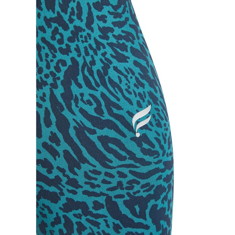 Fabletics Fabletics SEAMLESS SCRUNCH LEGGING Leggings Damen - GREEN ABYSS MIXED LEOPARD - 0 | SportScheck