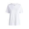 Fabletics FEATHER TECH SHORT-SLEEVE TOP Tanktop Damen - CLASSIC WHITE