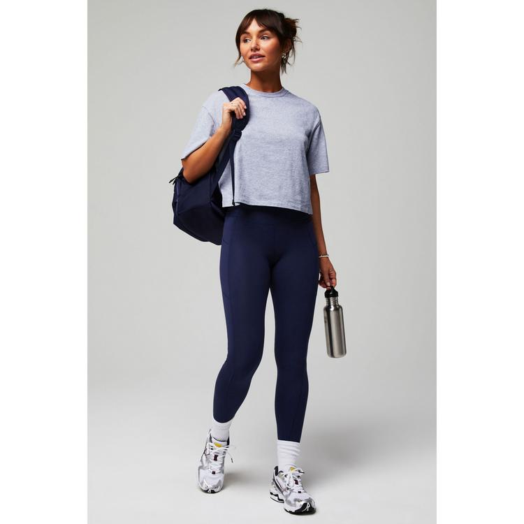 Fabletics Fabletics COTTON BOXY TEE Tanktop Damen - CLASSIC GREY HEATHER - 2 | SportScheck