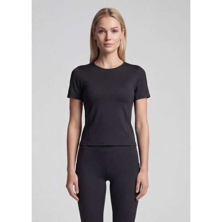 Fabletics Fabletics FEATHER TECH SHORT-SLEEVE TOP Tanktop Damen - BLACK - 0 | SportScheck