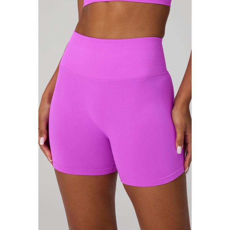 Fabletics Fabletics SEAMLESS SCRUNCH SHORT 4 Shorts Damen - NEON FUCHSIA - 0 | SportScheck