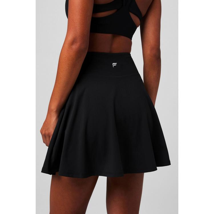 Fabletics Fabletics CROSSOVER FLOUNCE CLASSIC MINI SKIRT Tennisrock Damen - BLACK - 1 | SportScheck