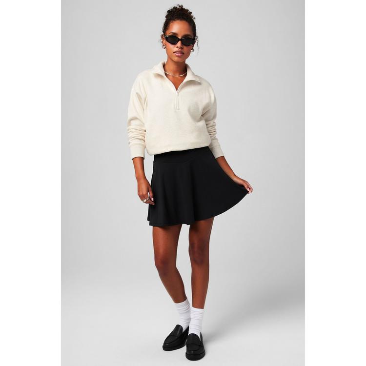 Fabletics Fabletics CROSSOVER FLOUNCE CLASSIC MINI SKIRT Tennisrock Damen - BLACK - 4 | SportScheck