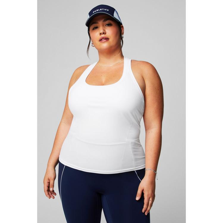 Fabletics Fabletics FEATHER TECH RACERBACK TANK Tanktop Damen - CLASSIC WHITE - 0 | SportScheck