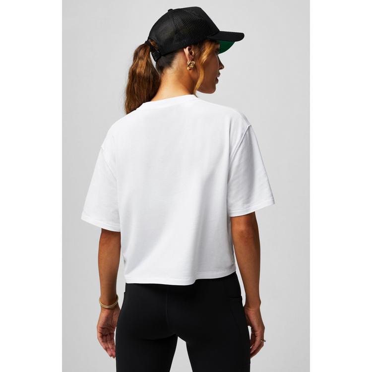 Fabletics Fabletics COTTON BOXY TEE Tanktop Damen - CLASSIC WHITE - 1 | SportScheck