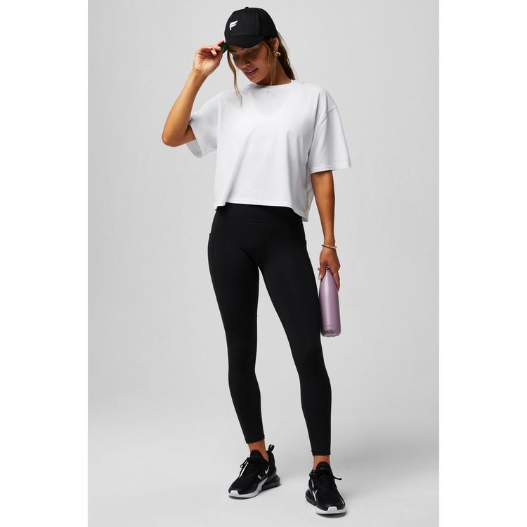 Fabletics Fabletics COTTON BOXY TEE Tanktop Damen - CLASSIC WHITE - 2 | SportScheck