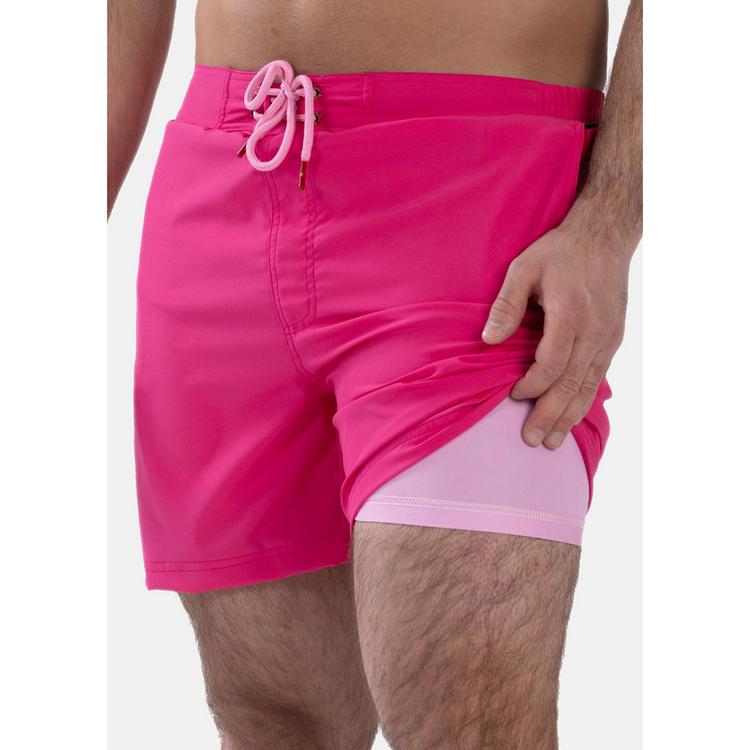 frozen cape frozen cape Badeshorts RIBEIRA Badehose Herren - Bright Pink - 3 | SportScheck
