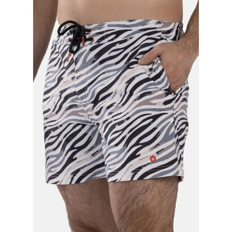 frozen cape frozen cape Badeshorts RIBEIRA Badehose Herren - Dark Gray Printed - 2 | SportScheck