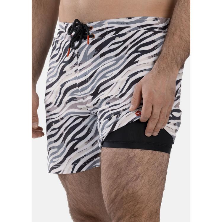 frozen cape frozen cape Badeshorts RIBEIRA Badehose Herren - Dark Gray Printed - 3 | SportScheck