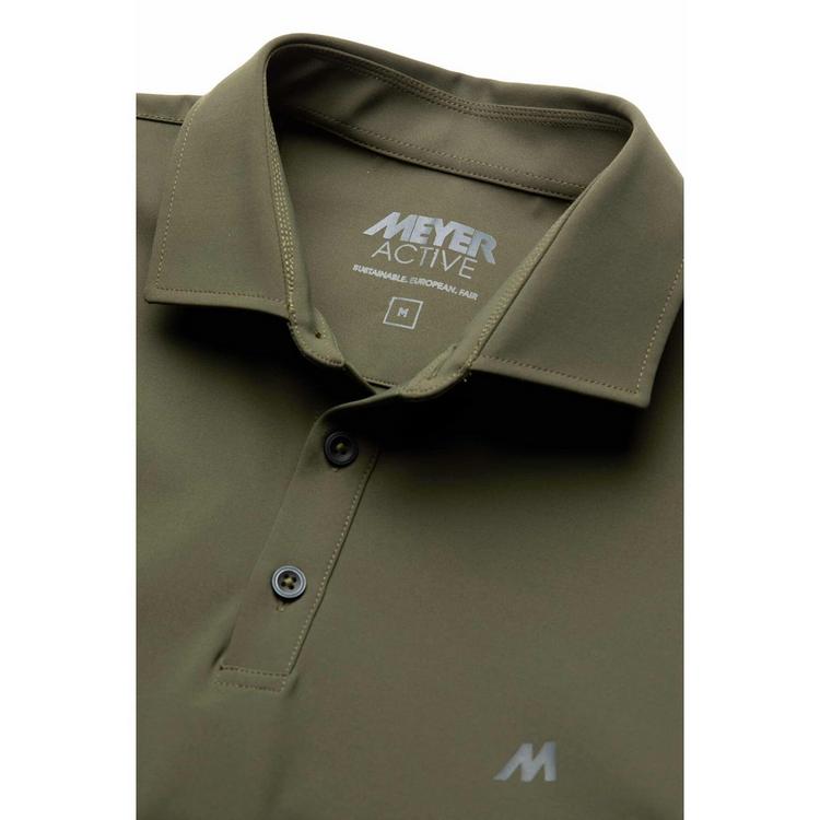 MEYER MEYER Poloshirt, Golf Serie Poloshirt Herren - olive - 0 | SportScheck