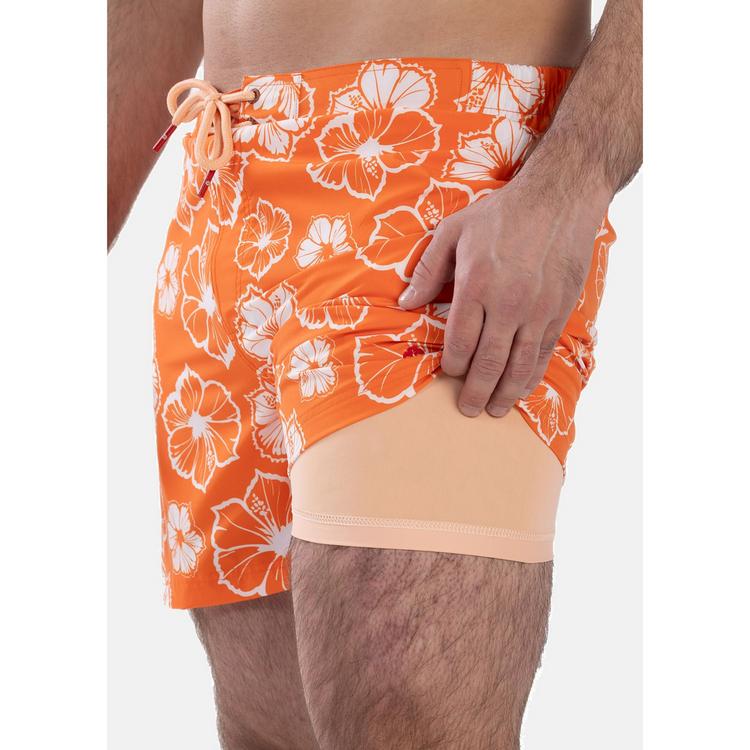 frozen cape frozen cape Badeshorts RIBEIRA Badehose Herren - Orange - 3 | SportScheck