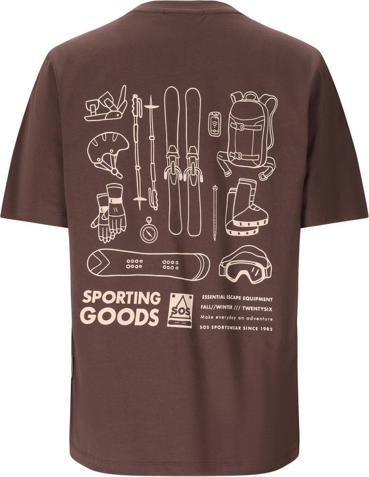 SOS SOS Sera Printshirt Damen - 1098 Shale Mud - 0 | SportScheck