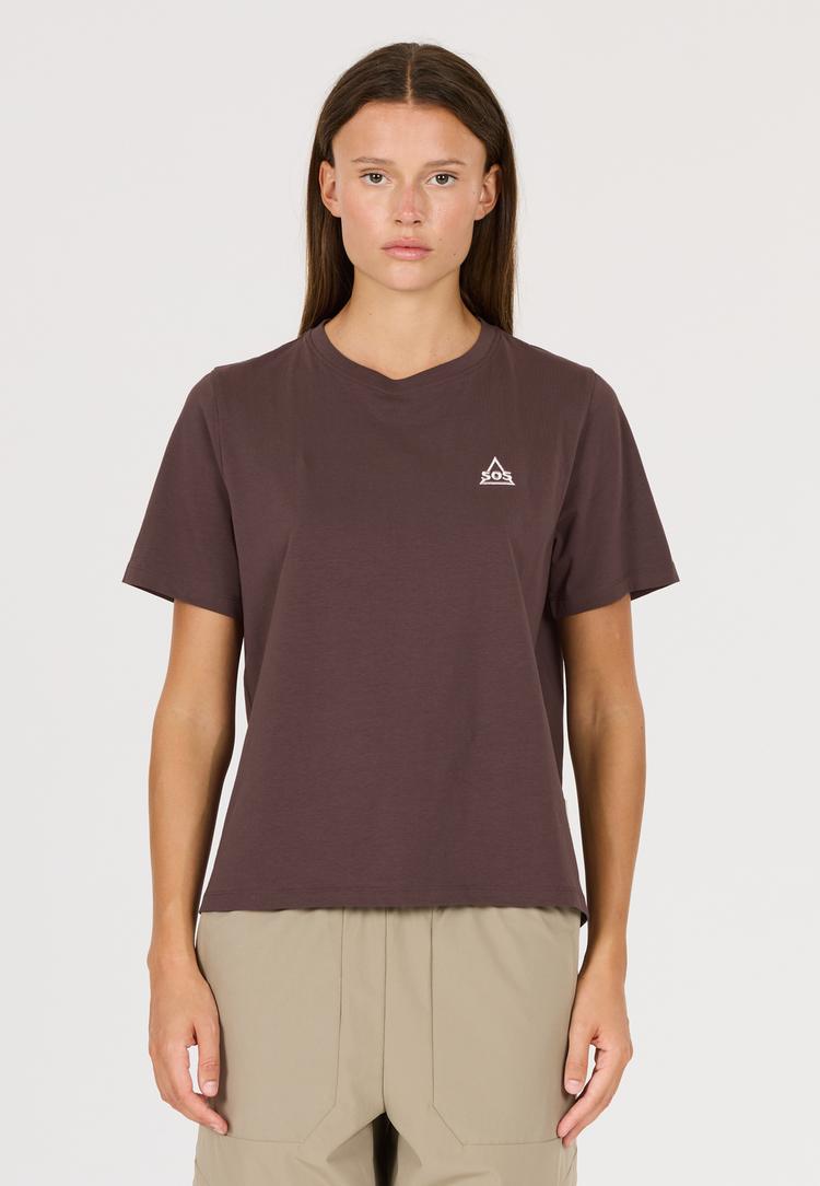 SOS SOS Sera Printshirt Damen - 1098 Shale Mud - 1 | SportScheck