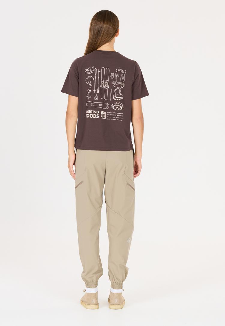 SOS SOS Sera Printshirt Damen - 1098 Shale Mud - 3 | SportScheck