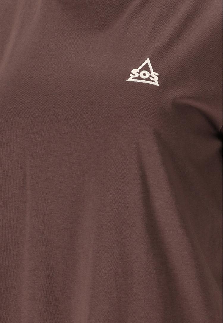 SOS SOS Sera Printshirt Damen - 1098 Shale Mud - 0 | SportScheck