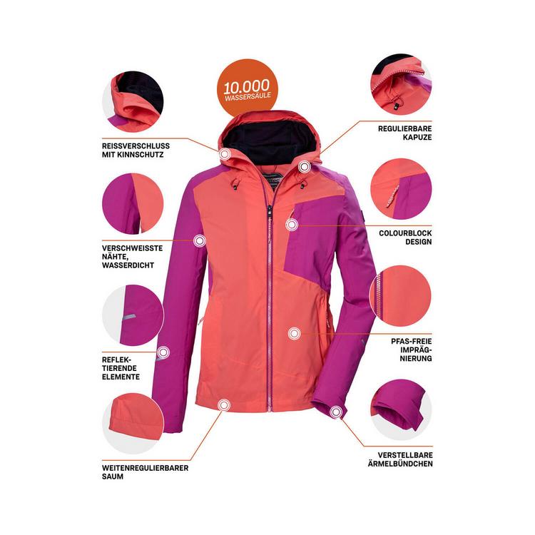 KILLTEC KILLTEC KOS 83 Softshelljacke Damen - Pink472 - 6 | SportScheck