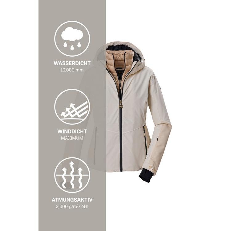 KILLTEC KILLTEC Skijacke Damen - Beige8026 - 4 | SportScheck