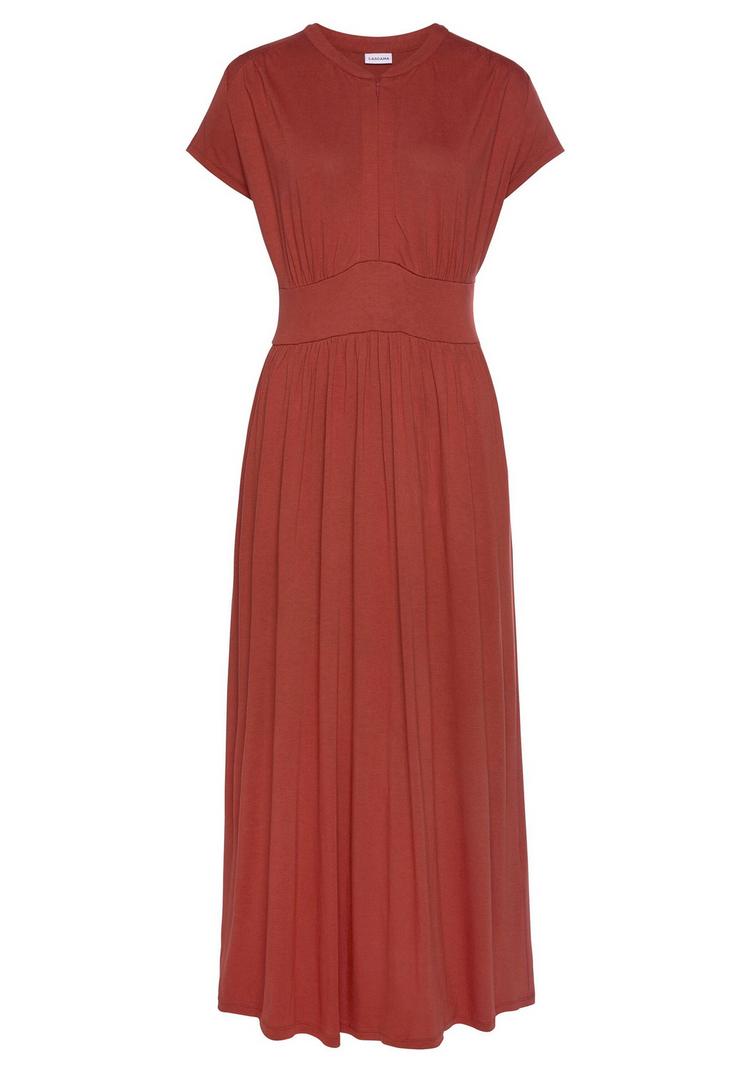 Lascana Lascana Midikleid Kleid Damen - terrakotta - 0 | SportScheck